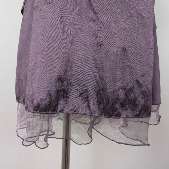 Free with Purchase - Asymmetrical Purple Prom Dress Mini - Picture 5 of 14